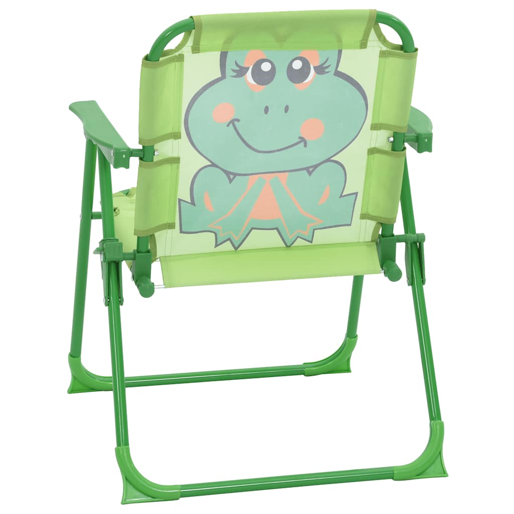 Σετ Επίπλων Bistro Κήπου Παιδικό 3 τεμ. Πράσινο με Ομπρέλα - Pakobazaar