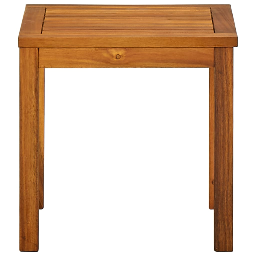 Ξαπλώστρα με Τραπέζι από Μασίφ Ξύλο Ακακίας και Textilene - Pakobazaar