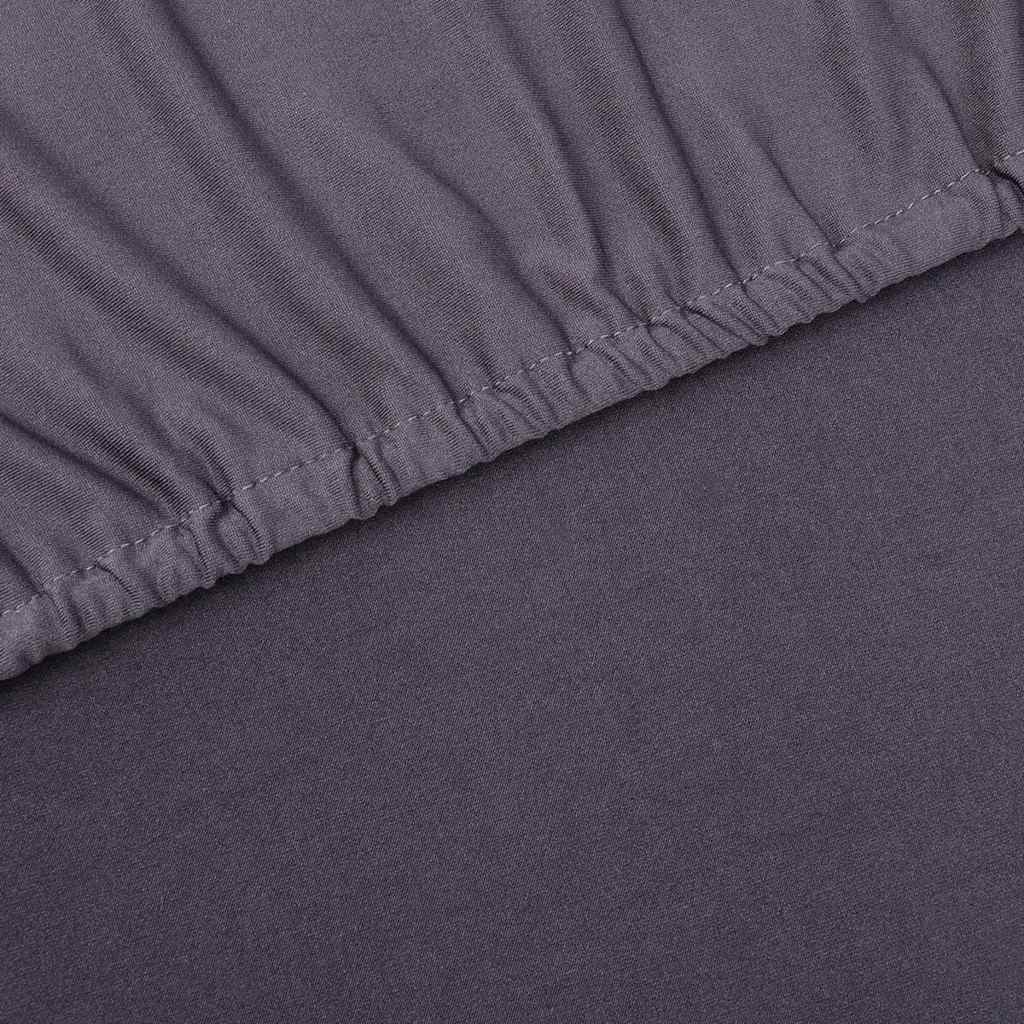 131084  Stretch Couch Slipcover Anthracite Polyester Jersey
