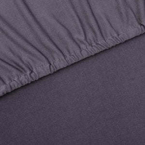 131084  Stretch Couch Slipcover Anthracite Polyester Jersey