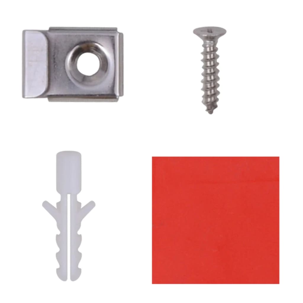 Καθρέφτης Χωρίς Πλαίσιο σε Τετράγωνα 8 τεμ. 20,5 εκ. Γυάλινος - PAKOBAZAAR