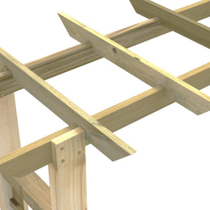 Πέργκολα Είσοδος - Αψίδα 150 x 60 x 204 εκ. Εμποτισμένο Ξύλο