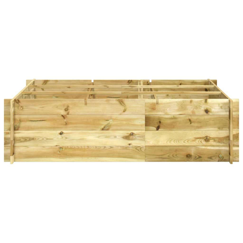 Ζαρντινιέρα Υπερυψωμένη 150 x 100 x 40 εκ. από Εμποτισμένο Ξύλο - Pakobazaar
