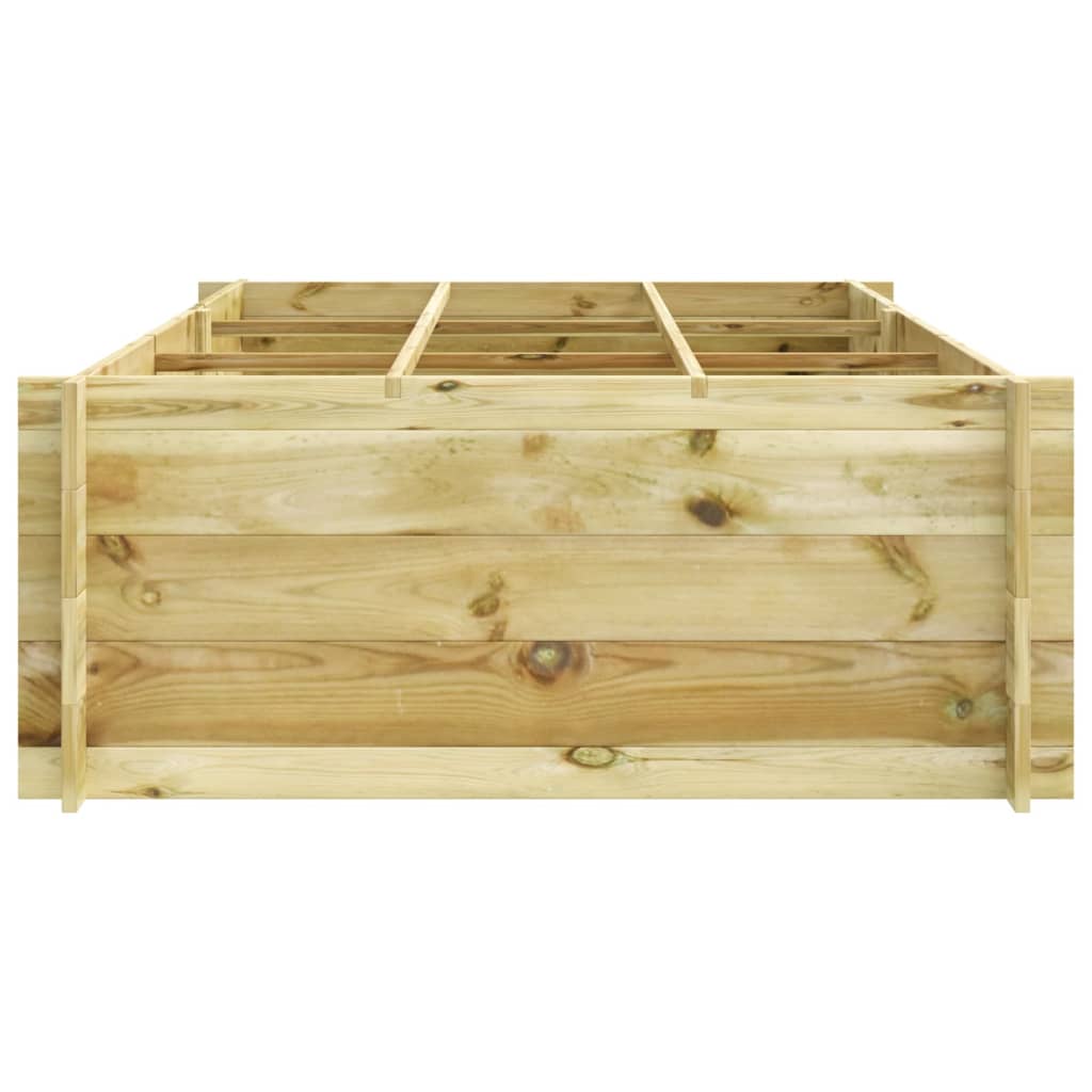 Ζαρντινιέρα Υπερυψωμένη 150 x 100 x 40 εκ. από Εμποτισμένο Ξύλο - Pakobazaar
