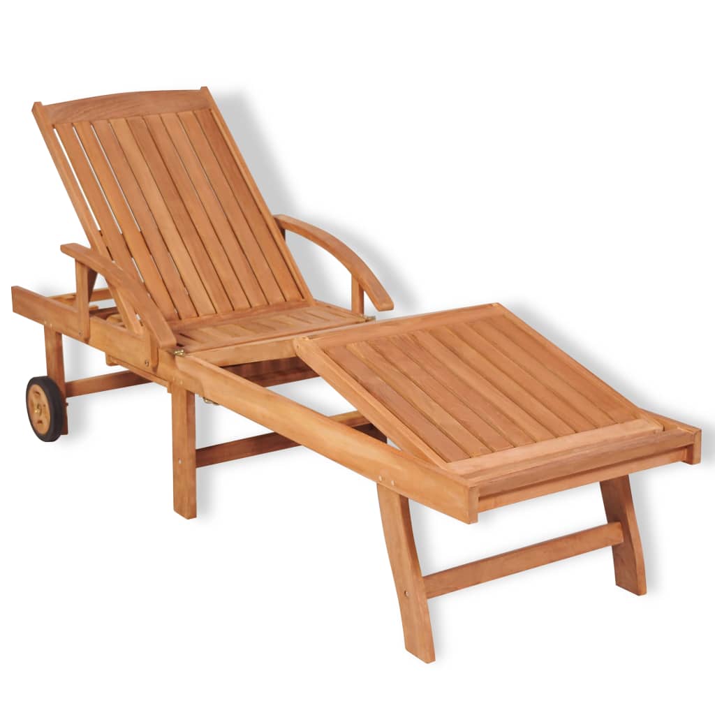 Ξαπλώστρα από Μασίφ Ξύλο Teak
