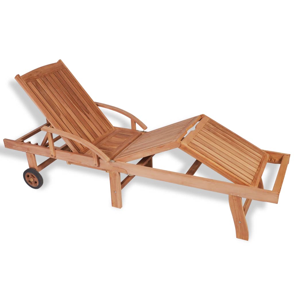 Ξαπλώστρα από Μασίφ Ξύλο Teak