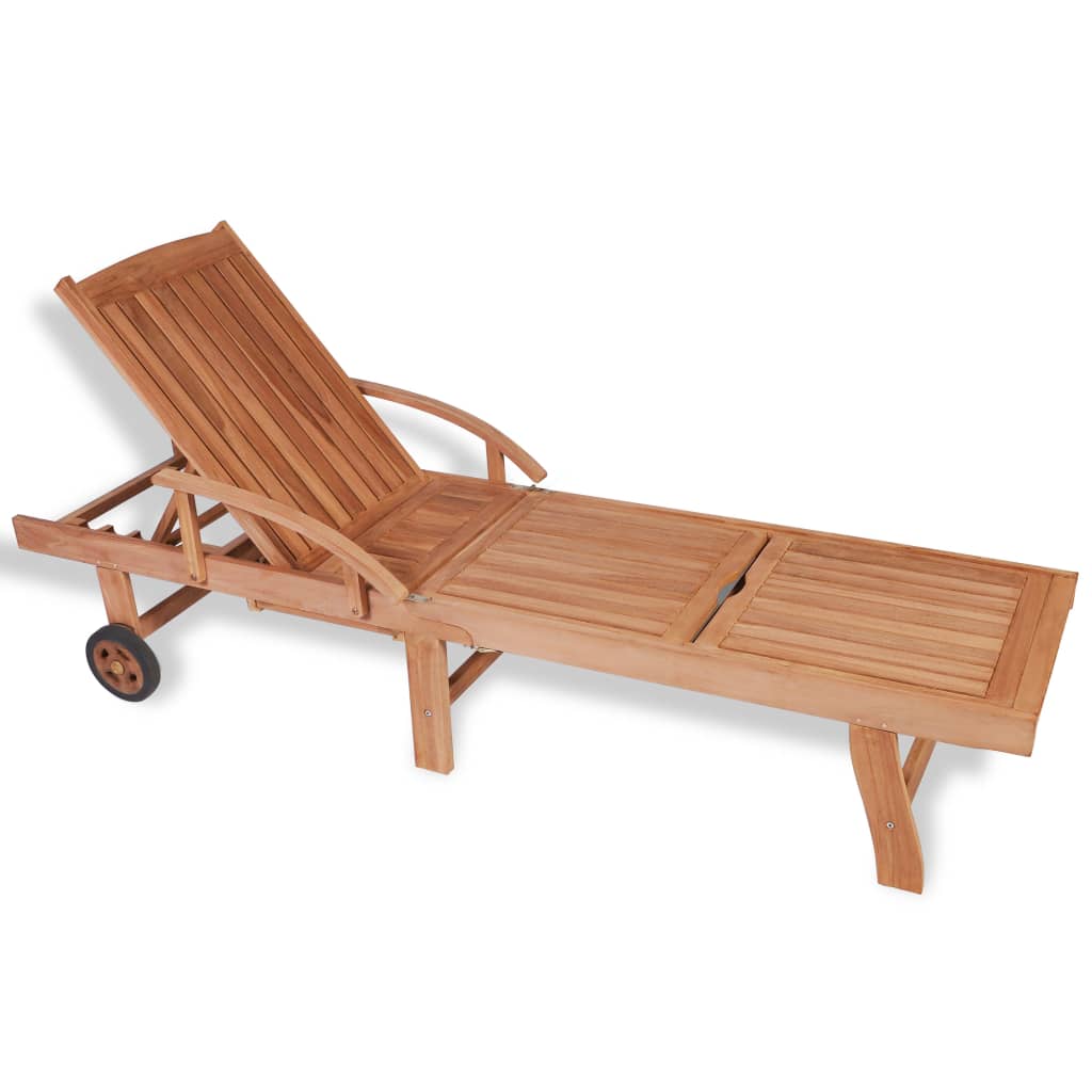 Ξαπλώστρα από Μασίφ Ξύλο Teak