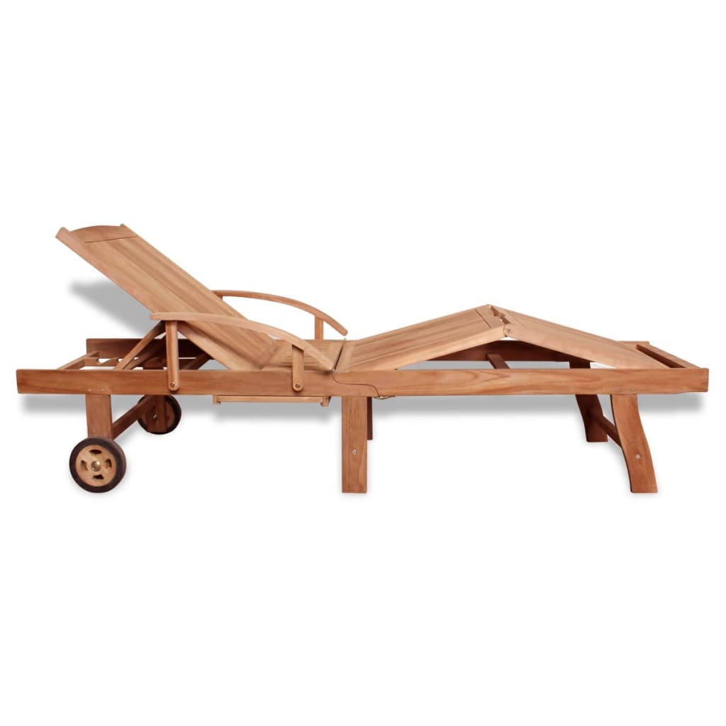Ξαπλώστρα από Μασίφ Ξύλο Teak