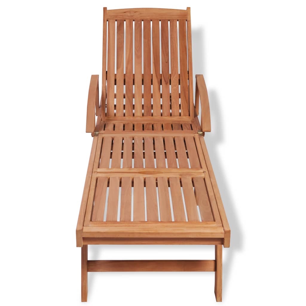 Ξαπλώστρα από Μασίφ Ξύλο Teak