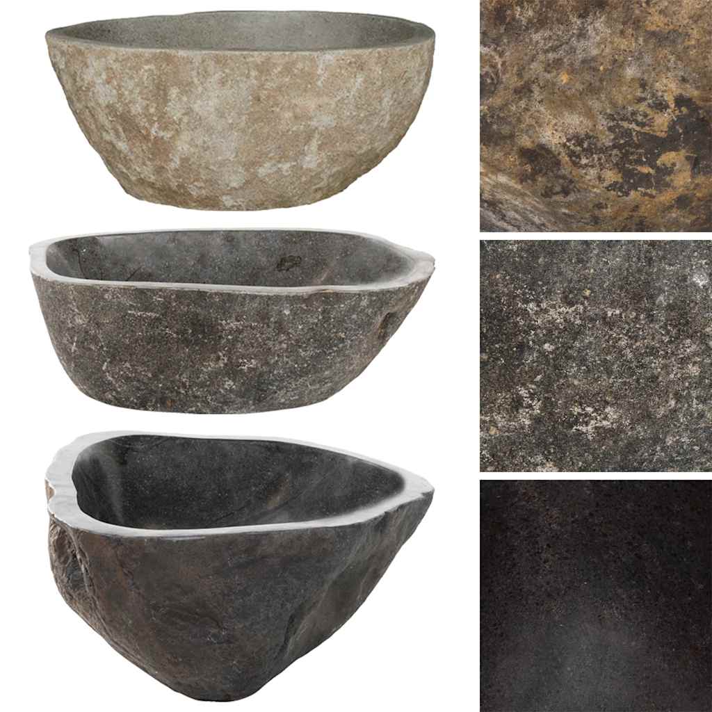 Νιπτήρας River Stone Οβάλ (37-46)x(29-36) εκ. - PAKOBAZAAR