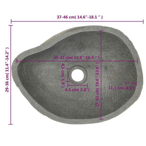Νιπτήρας River Stone Οβάλ (37-46)x(29-36) εκ. - PAKOBAZAAR
