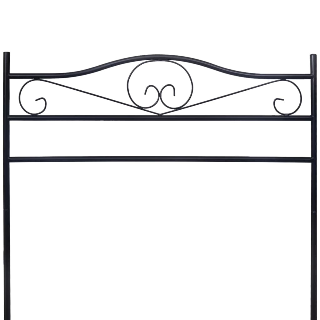 Σταντ Ρούχων Μαύρο Ατσάλινο - Pakobazaar