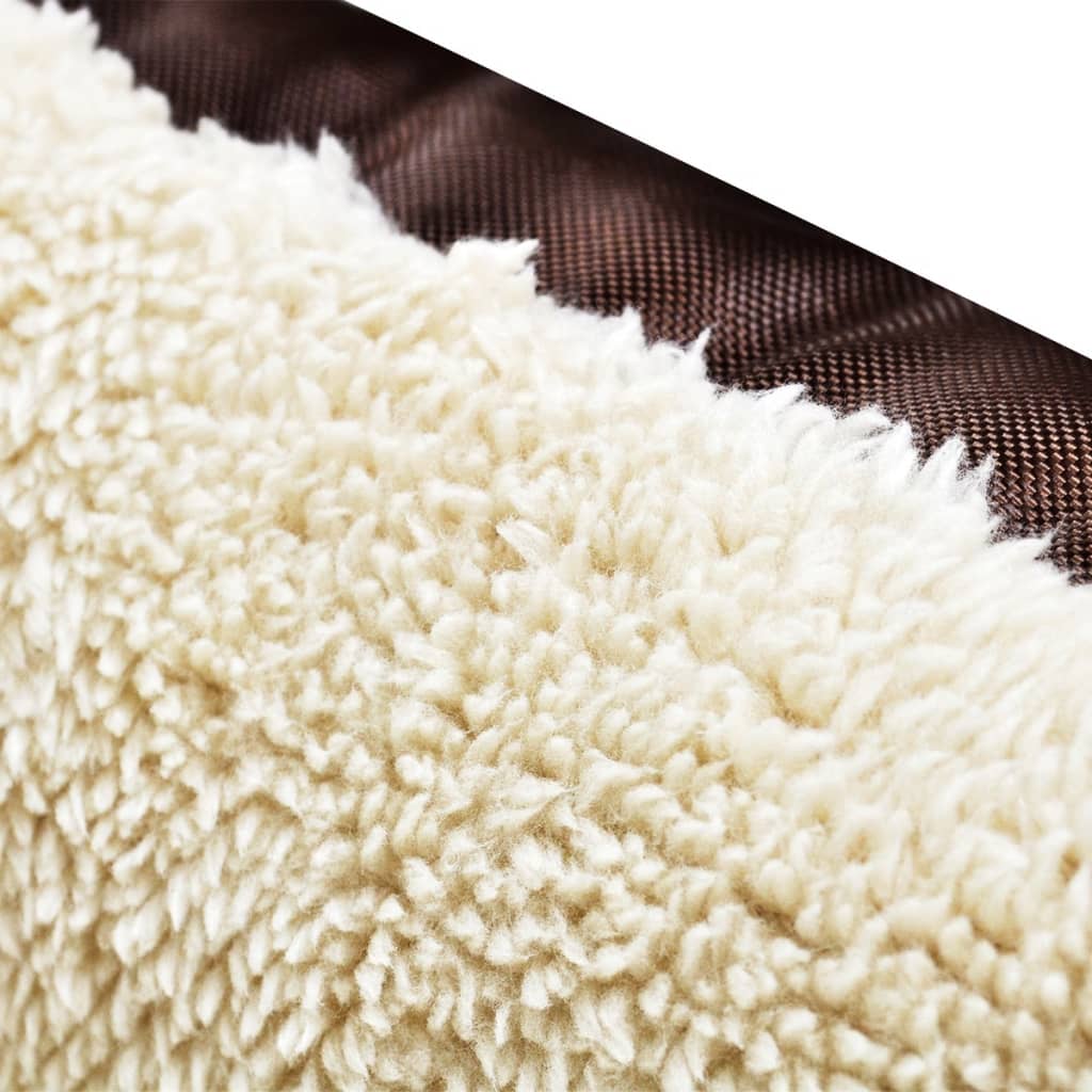 Κρεβάτι Σκύλου XXL Καφέ και Μπεζ - PAKOBAZAAR