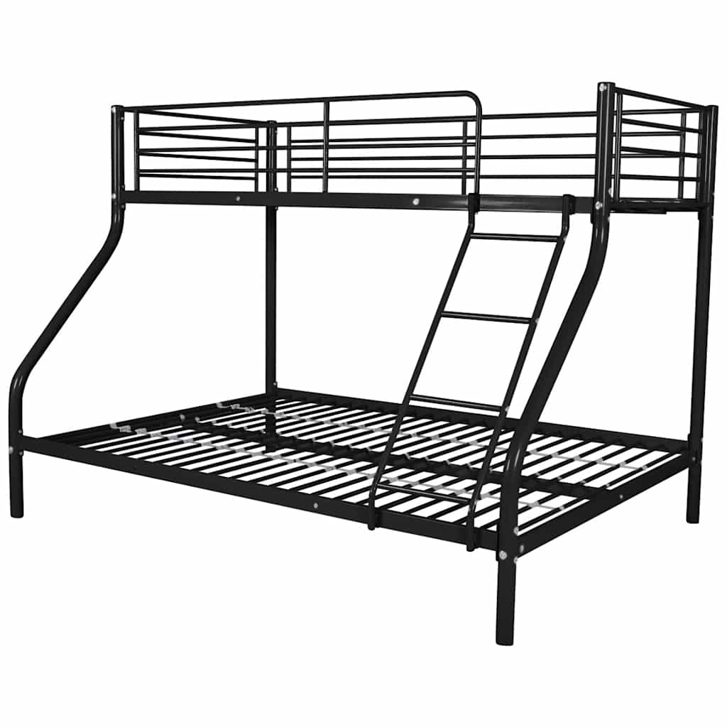 Πλαίσιο Κουκέτας Παιδικής Μαύρο 140x200/90x200 εκ. Μεταλλικό