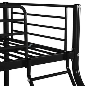 Πλαίσιο Κουκέτας Παιδικής Μαύρο 140x200/90x200 εκ. Μεταλλικό