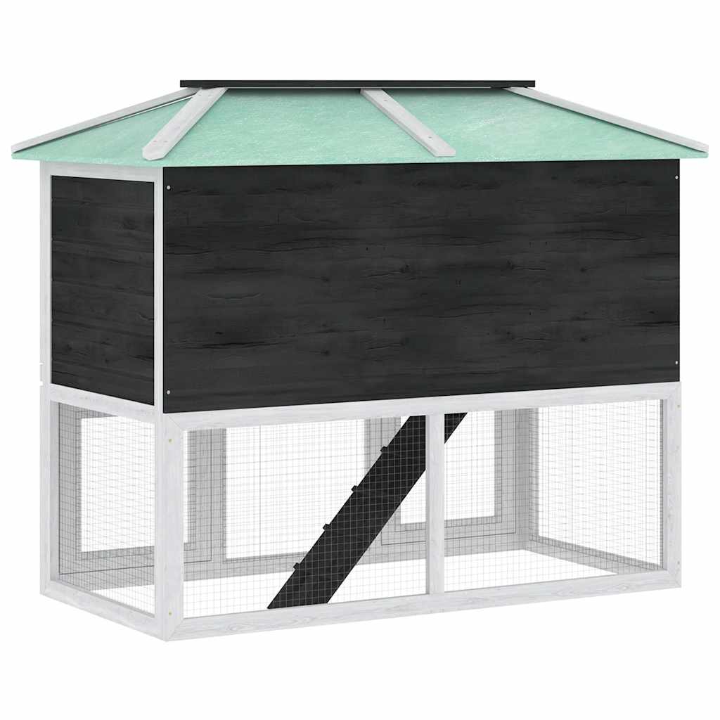 Κλουβί Ζώων / Κουνελιών Δύο Ορόφων Ξύλινο - PAKOBAZAAR