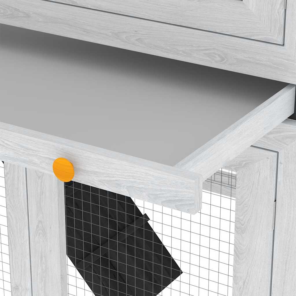 Κλουβί Ζώων / Κουνελιών Δύο Ορόφων Ξύλινο - PAKOBAZAAR