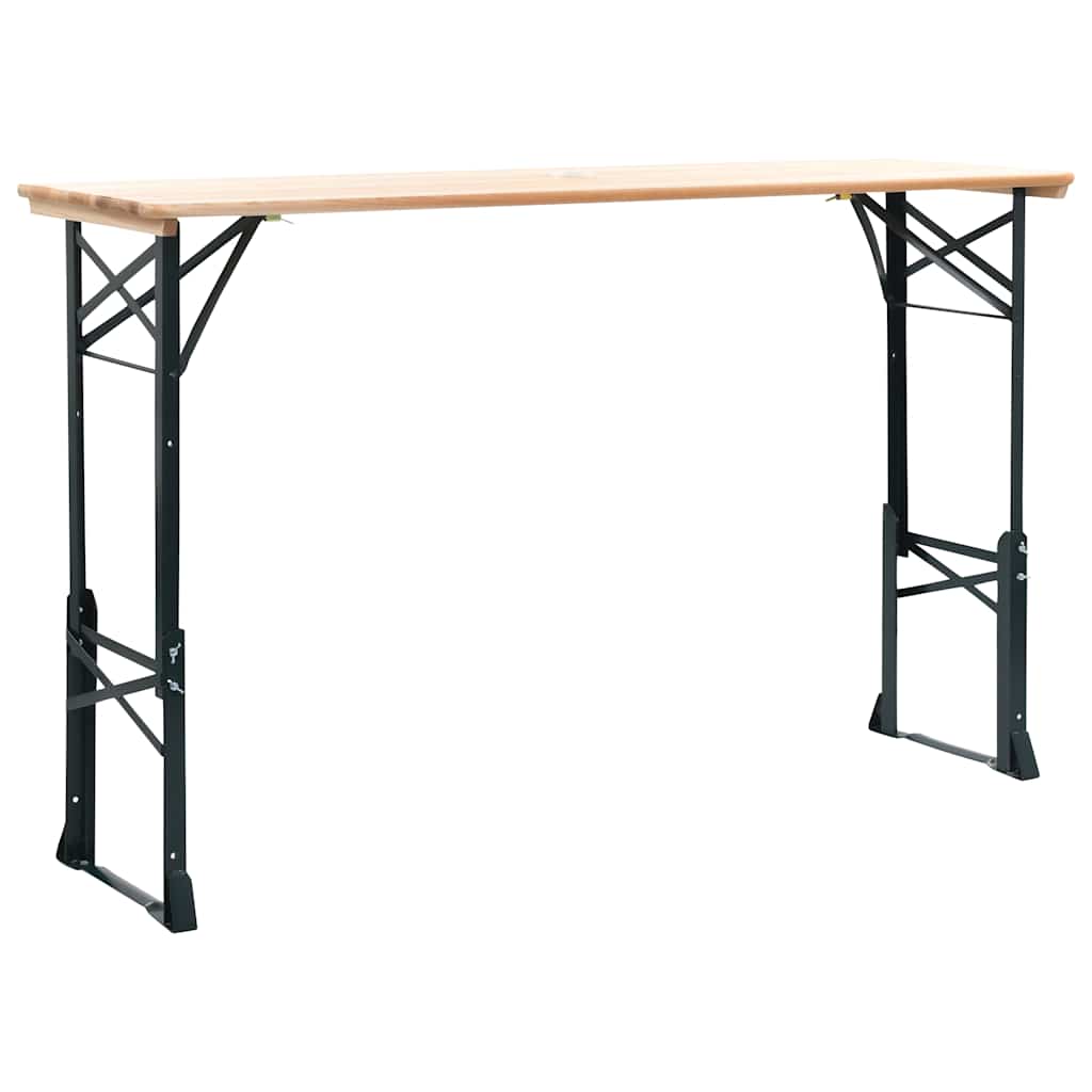 Τραπέζι Μπύρας Πτυσσόμενο 169 x 50 x 75/105 εκ. από Ξύλο Πεύκου