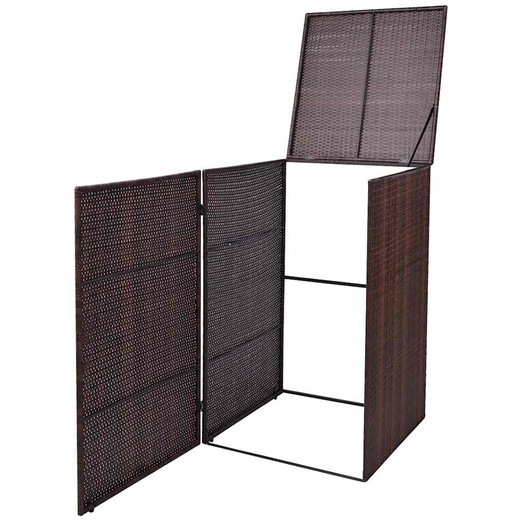 Στέγαστρο για κάδο απορριμμάτων Καφέ 76 x 78 x 123 εκ