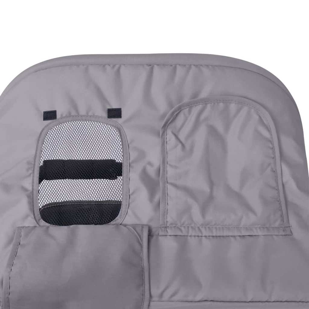 Καρότσι Βρεφικό Διδύμων Γκρι και Μαύρο Ατσάλινο - Pakobazaar