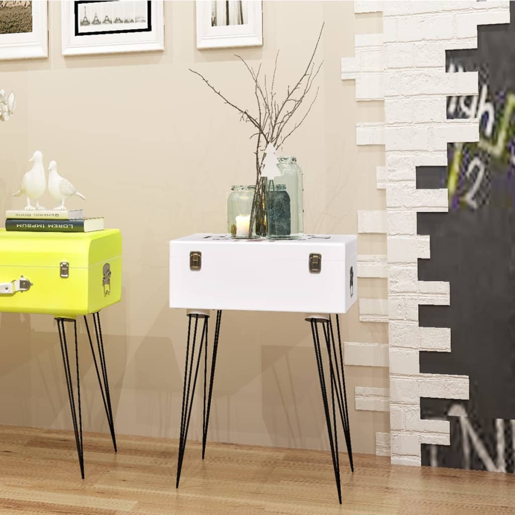Βοηθητικό Τραπέζι Λευκό 40 x 30 x 57 εκ. - PAKOBAZAAR