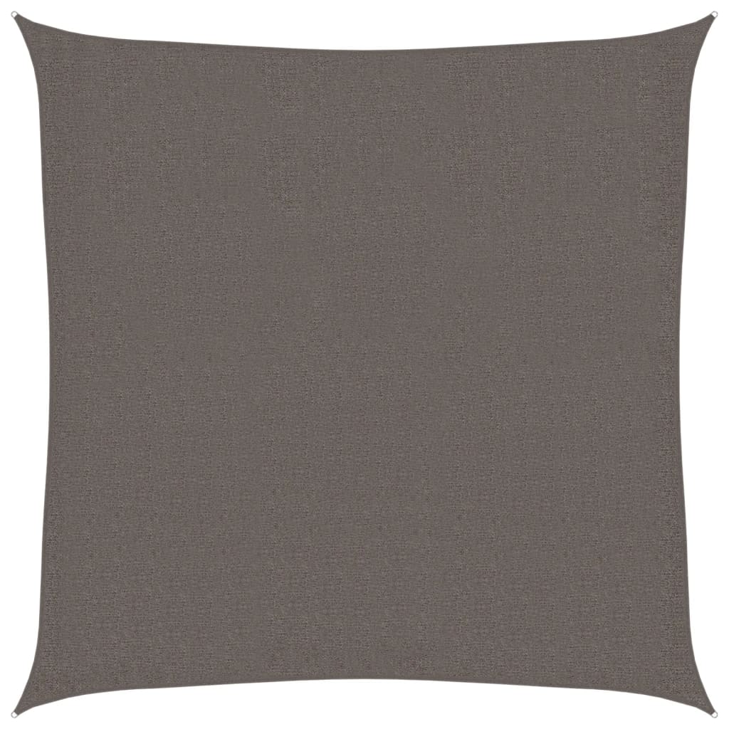 Πανί Σκίασης Τετράγωνο Ανθρακί 3,6 x 3,6 μ. από HDPE