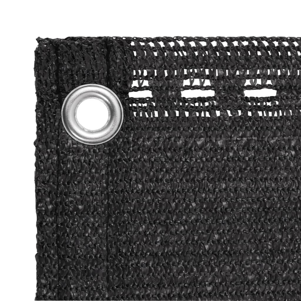 Διαχωριστικό Βεράντας Ανθρακί 75 x 400 εκ. από HDPE