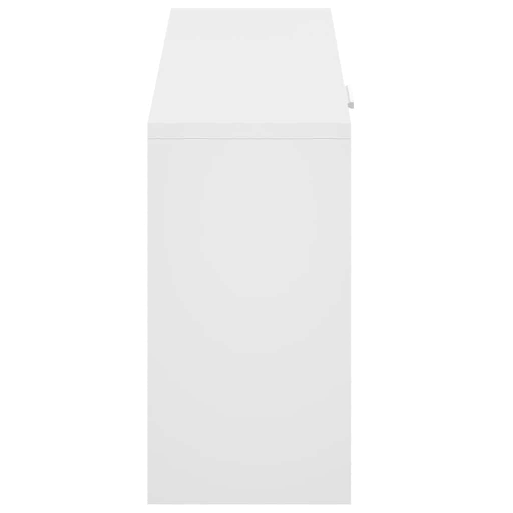 Πάγκος Αποθήκευσης Παπουτσιών Λευκός 80 x 24 x 45 εκ. - Pakobazaar