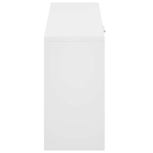 Πάγκος Αποθήκευσης Παπουτσιών Λευκός 80 x 24 x 45 εκ. - Pakobazaar