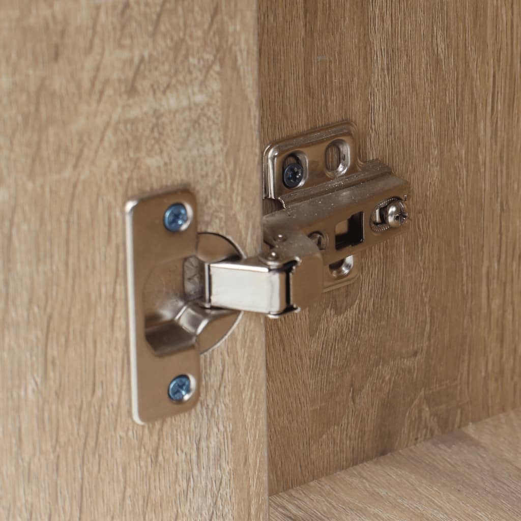 Γραφείο με Συρτάρι και Ντουλάπι Χρώμα Δρυς 100 x 40 x 73 εκ. - PAKOBAZAAR