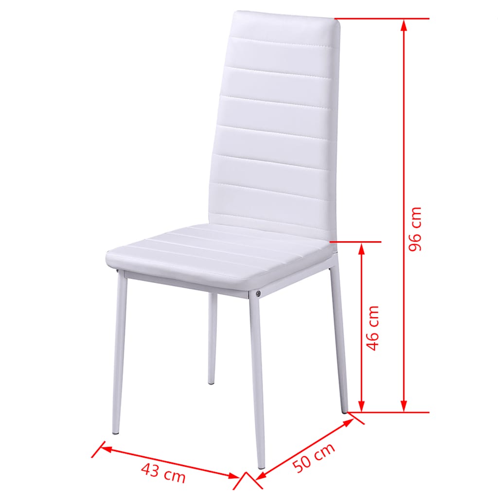 Σετ Τραπεζαρίας Επτά Τεμαχίων Μαύρο/Άσπρο - PAKOBAZAAR