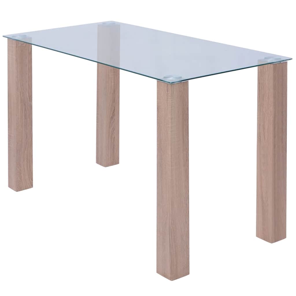Τραπεζαρία 120 x 60 x 75 εκ. από Γυαλί