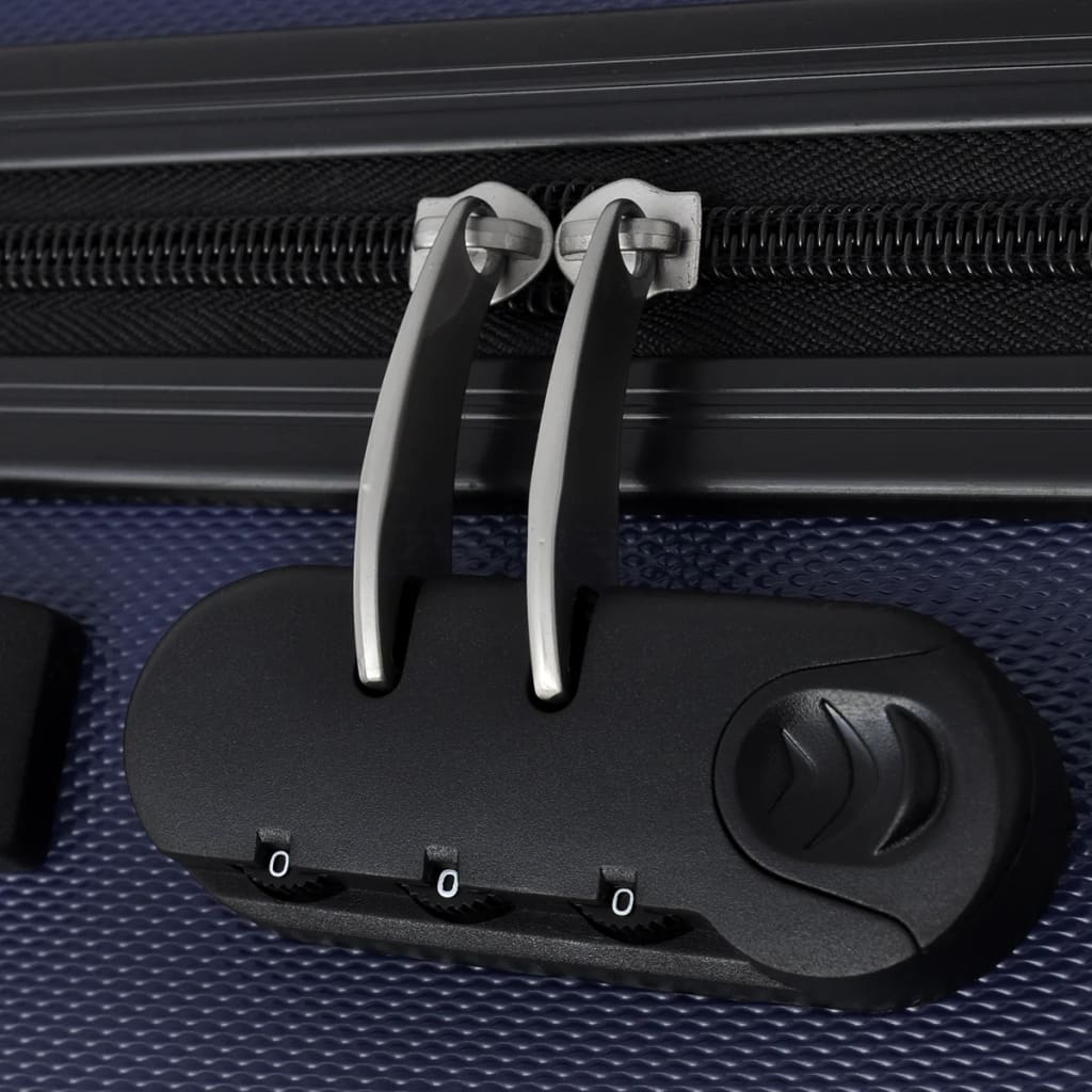 Σετ Βαλιτσών Καμπίνας Τροχήλατες 3 Τεμ. Μπλε 45,5/55/66 εκ.