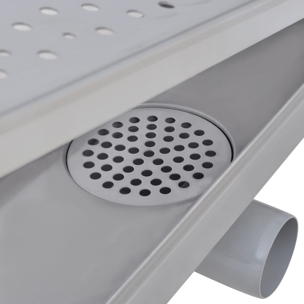 Σιφόνι Ντουζιέρας Γραμμικό Φυσαλίδες 930x140 χιλ. Ανοξ. Ατσάλι - Pakobazaar