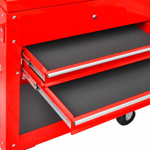 Καρότσι εργαλείων Κόκκινο 70.5 x 37 x 71 cm Ατσάλι - PAKOBAZAAR