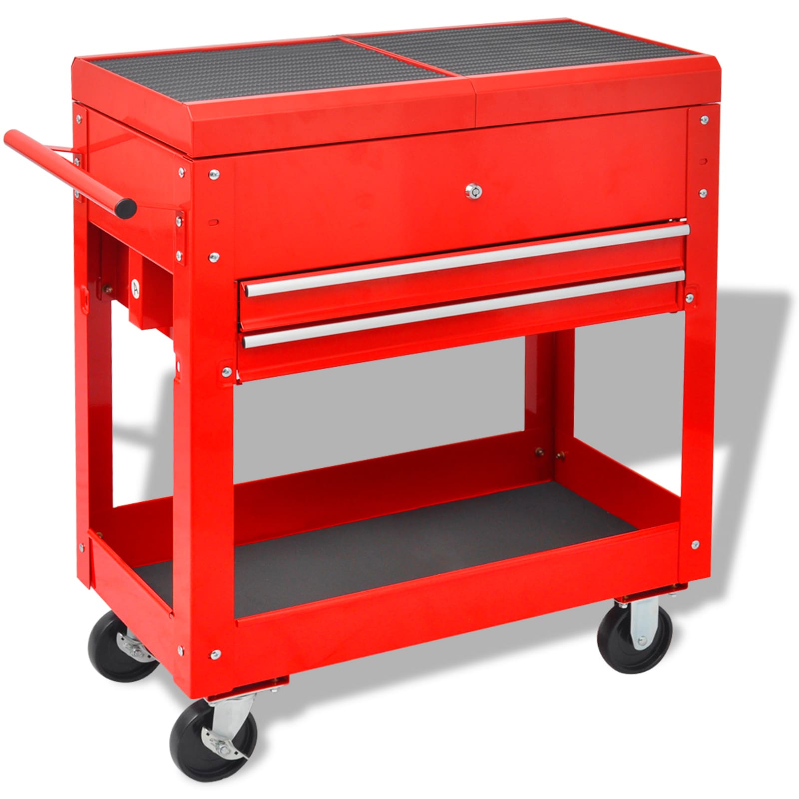 Καρότσι εργαλείων Κόκκινο 70.5 x 37 x 71 cm Ατσάλι - PAKOBAZAAR