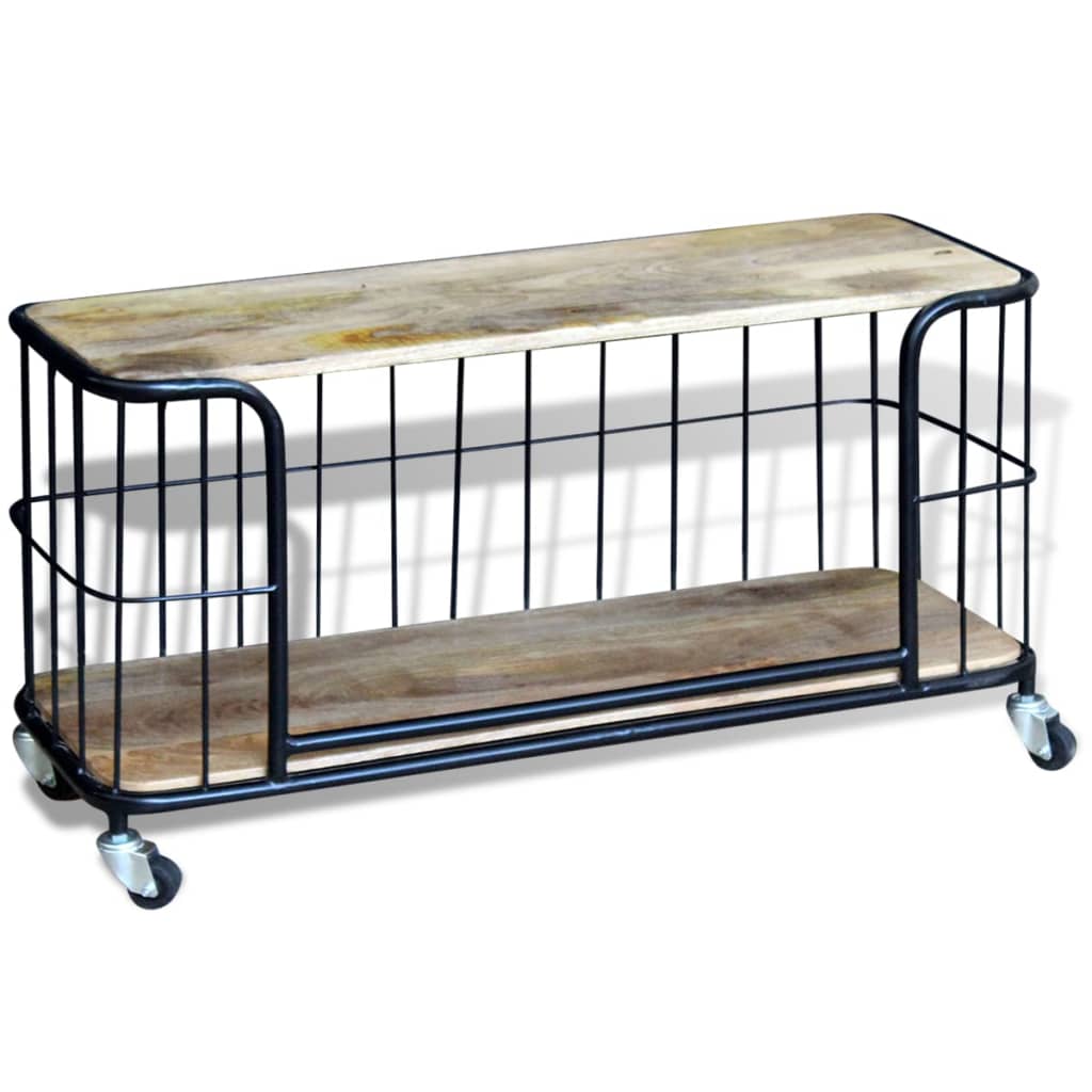 Έπιπλο Τηλεόρασης 100 x 40 x 45 εκ. από Μασίφ Ξύλο Μάνγκο - PAKOBAZAAR