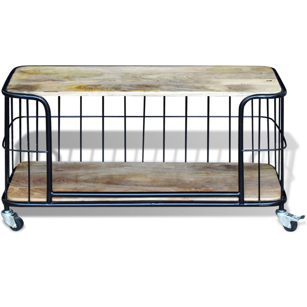 Έπιπλο Τηλεόρασης 100 x 40 x 45 εκ. από Μασίφ Ξύλο Μάνγκο - PAKOBAZAAR