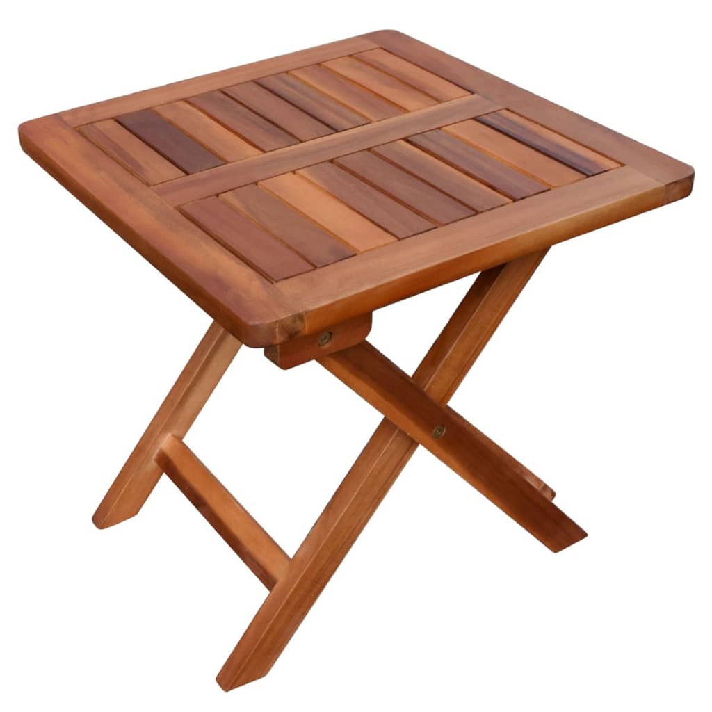 Ξαπλώστρες 2 τεμ. από  Μασίφ Ξύλο Ακακίας με Τραπέζι - Pakobazaar