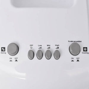 Air Cooler Φορητό 80 W 4 Λίτρων 25x26x56 εκ.