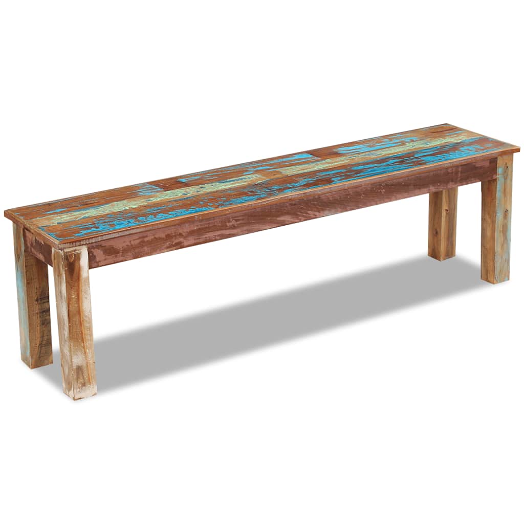 Πάγκος 160 x 35 x 46 εκ. από Μασίφ Ανακυκλωμένο Ξύλο