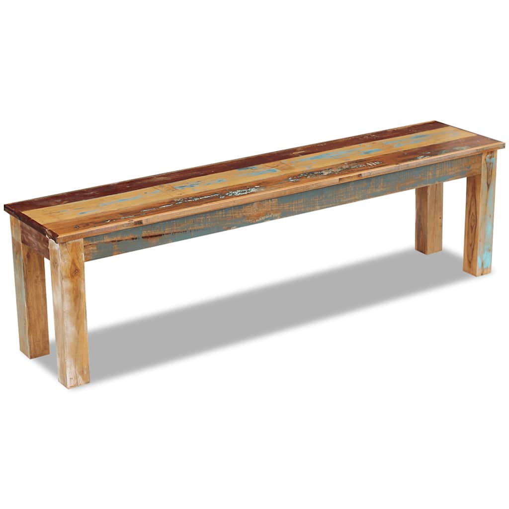 Πάγκος 160 x 35 x 46 εκ. από Μασίφ Ανακυκλωμένο Ξύλο
