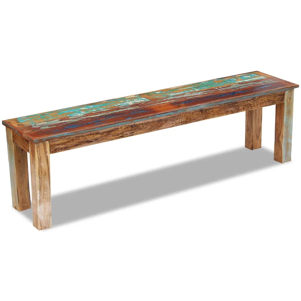 Πάγκος 160 x 35 x 46 εκ. από Μασίφ Ανακυκλωμένο Ξύλο