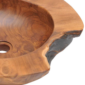 Νιπτήρας 45 εκ. από Μασίφ Ξύλο Teak - Pakobazaar