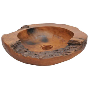 Νιπτήρας 45 εκ. από Μασίφ Ξύλο Teak - Pakobazaar