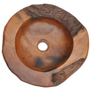 Νιπτήρας 45 εκ. από Μασίφ Ξύλο Teak - Pakobazaar