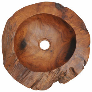 Νιπτήρας 45 εκ. από Μασίφ Ξύλο Teak - Pakobazaar