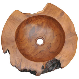 Νιπτήρας 45 εκ. από Μασίφ Ξύλο Teak - Pakobazaar