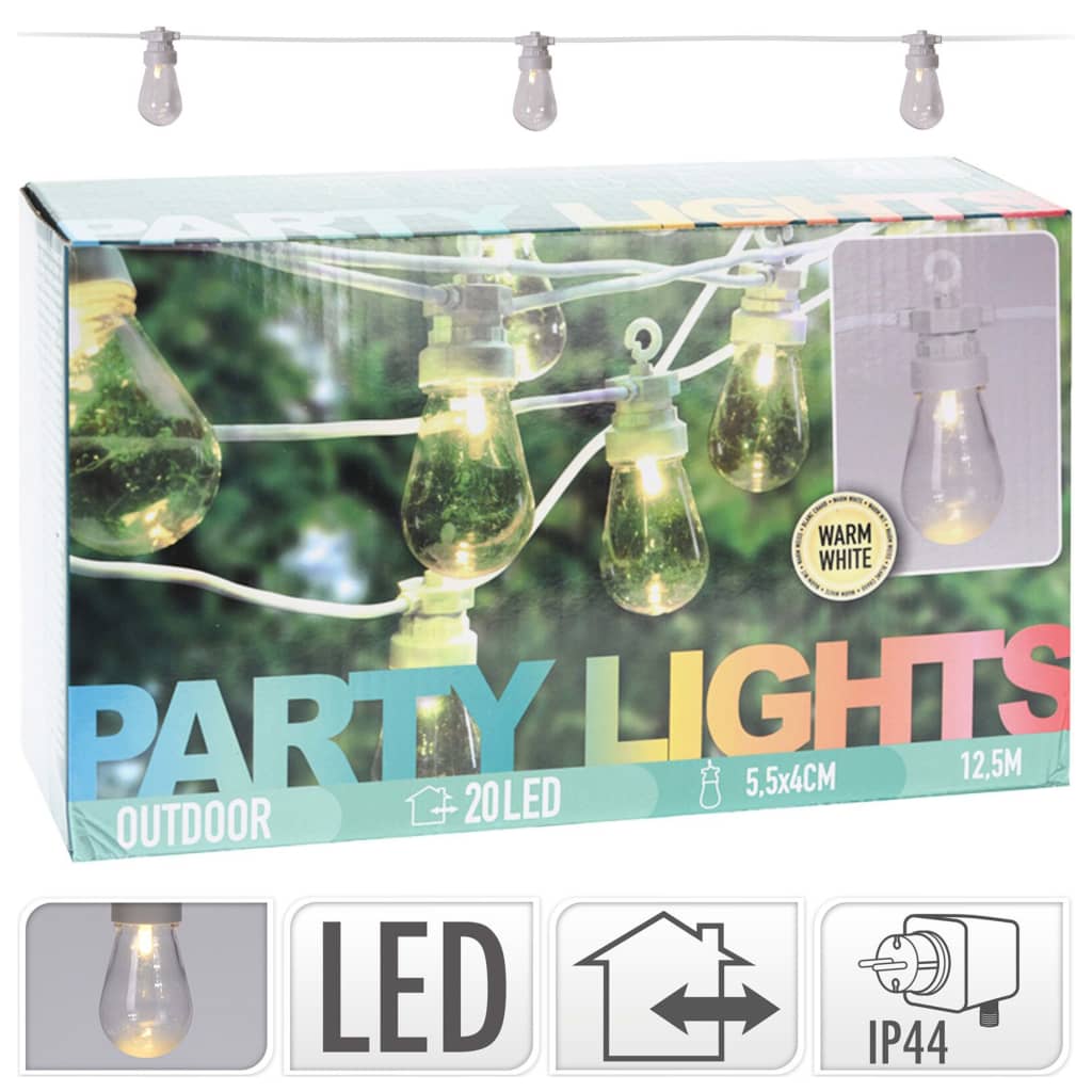 ProGarden Σετ Φωτισμού LED Party 20 Λαμπτήρες 4,5 V