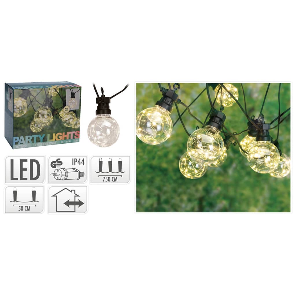 ProGarden Φωτιστικό Κήπου LED για Πάρτι με 50 Λαμπτήρες